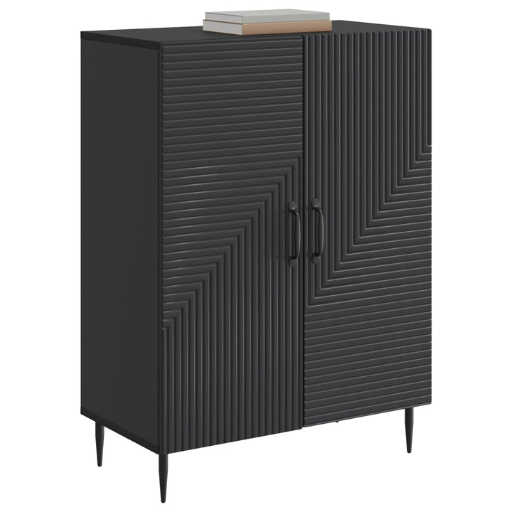Sideboard Sort 66 x 34,5 x 89,5 cm Konstrueret træ