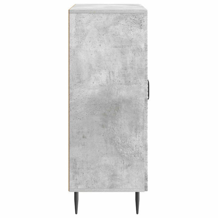 Sideboard Betongrå 66 x 34,5 x 89,5 cm Konstrueret træ