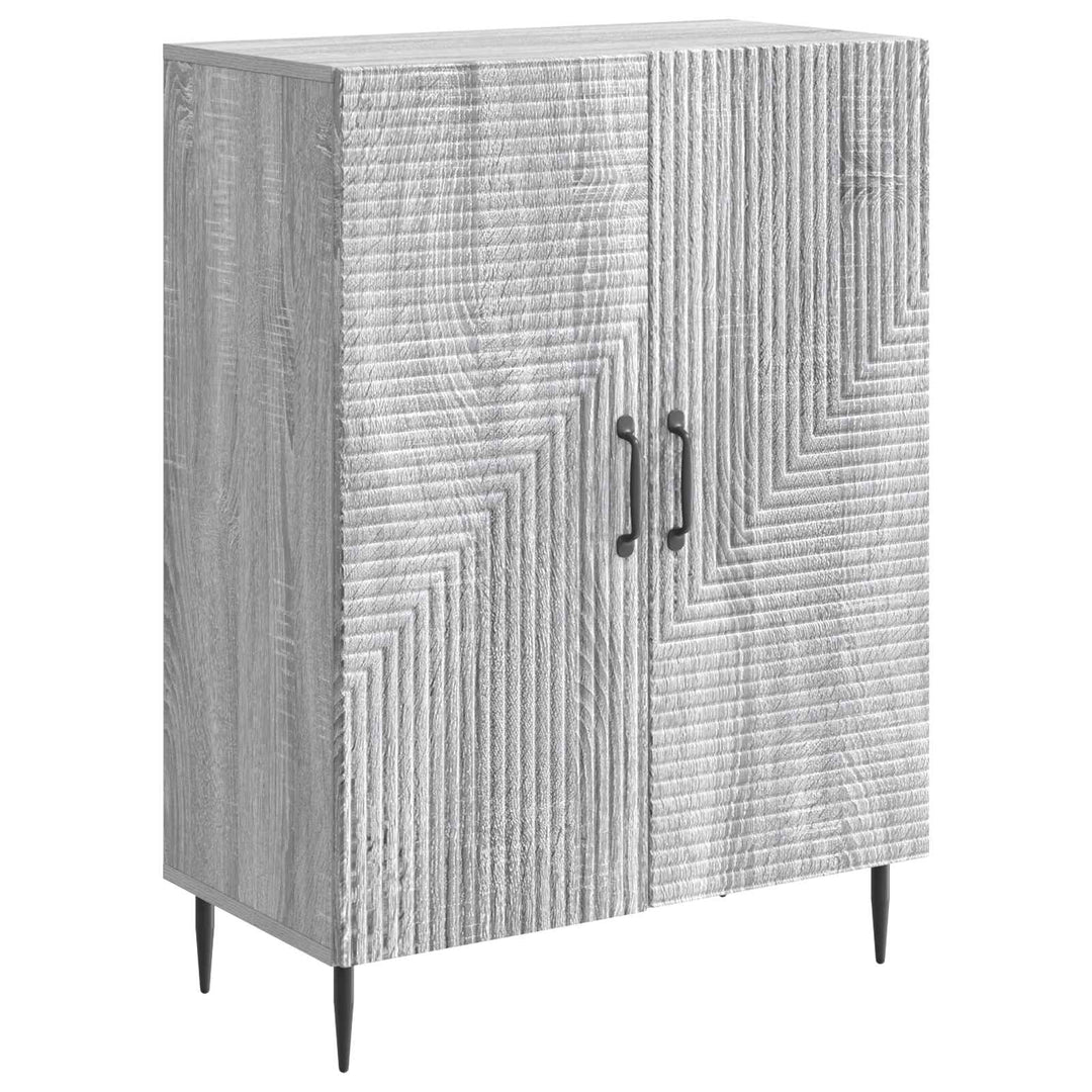 Sideboard Grå sonoma-eg 66 x 34,5 x 89,5 cm Konstrueret træ