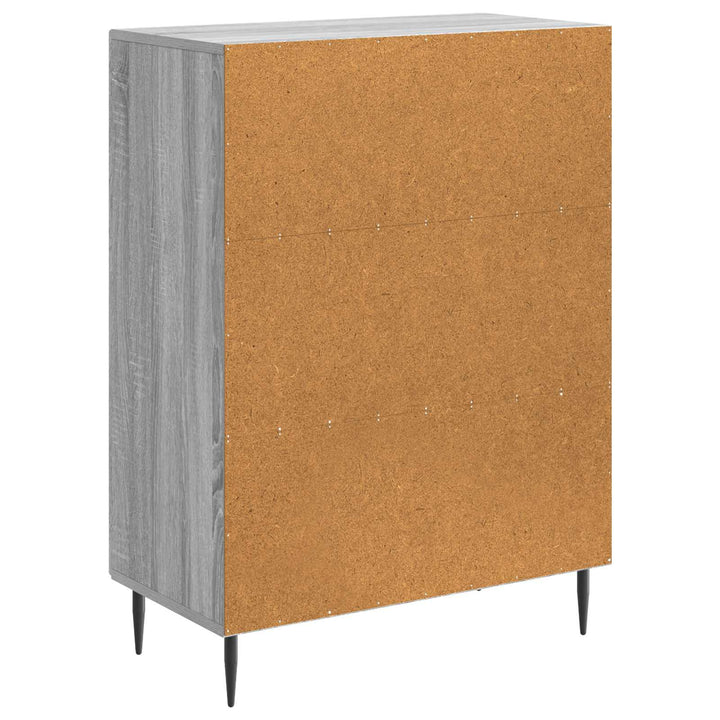 Sideboard Grå sonoma-eg 66 x 34,5 x 89,5 cm Konstrueret træ