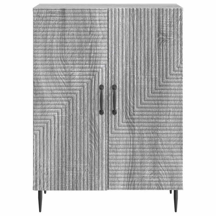 Sideboard Grå sonoma-eg 66 x 34,5 x 89,5 cm Konstrueret træ