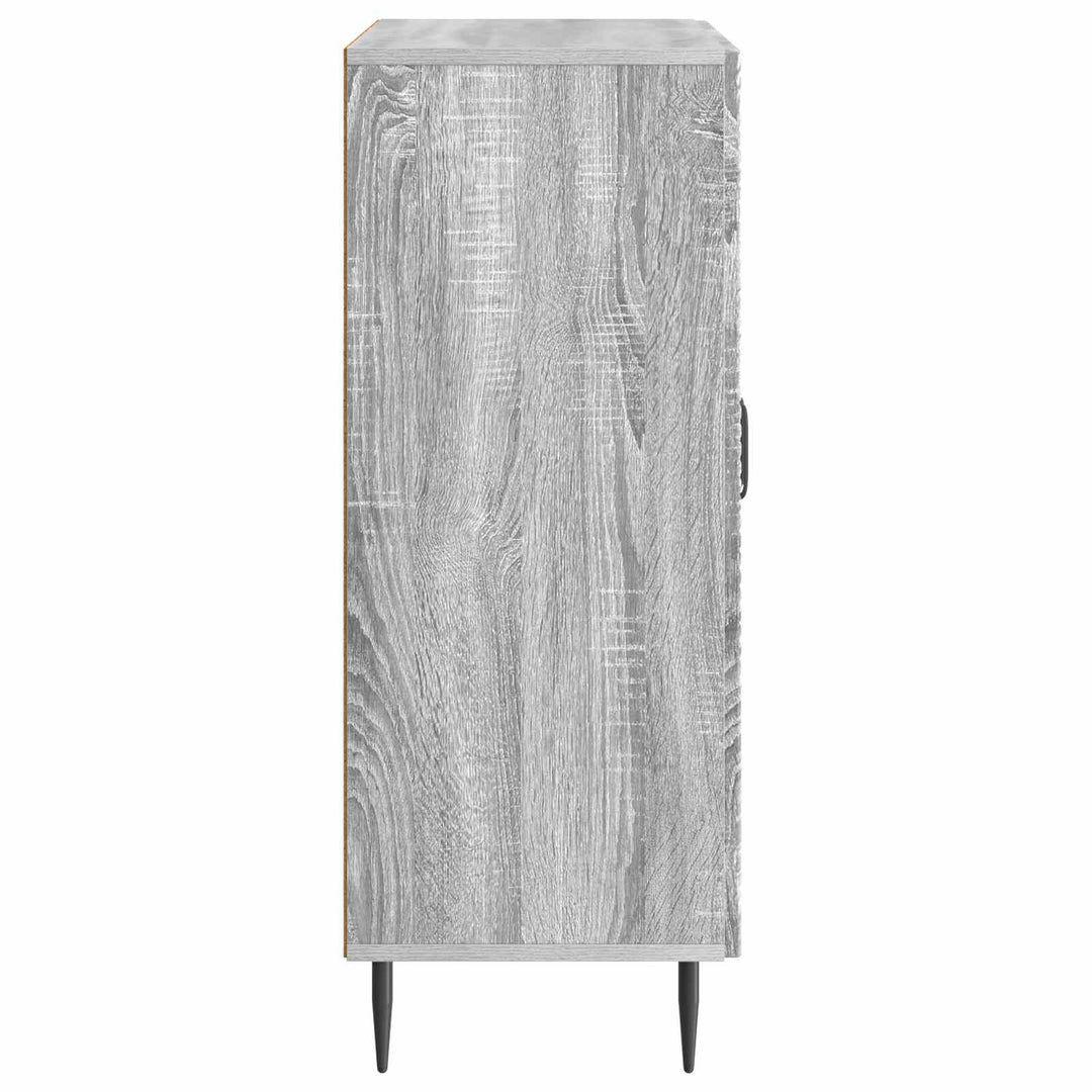 Sideboard Grå sonoma-eg 66 x 34,5 x 89,5 cm Konstrueret træ
