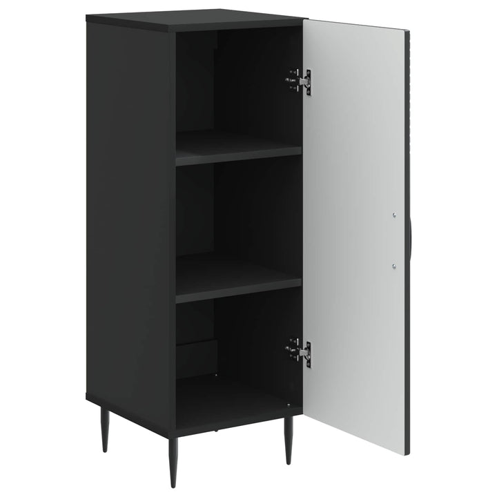 Sideboard Sort 33 x 34,5 x 89,5 cm Konstrueret træ