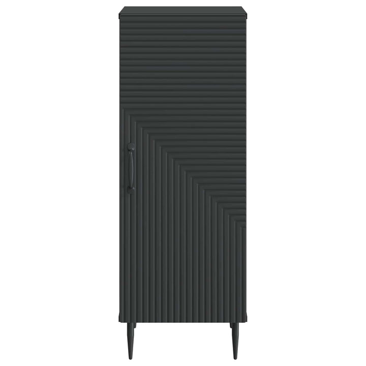 Sideboard Sort 33 x 34,5 x 89,5 cm Konstrueret træ