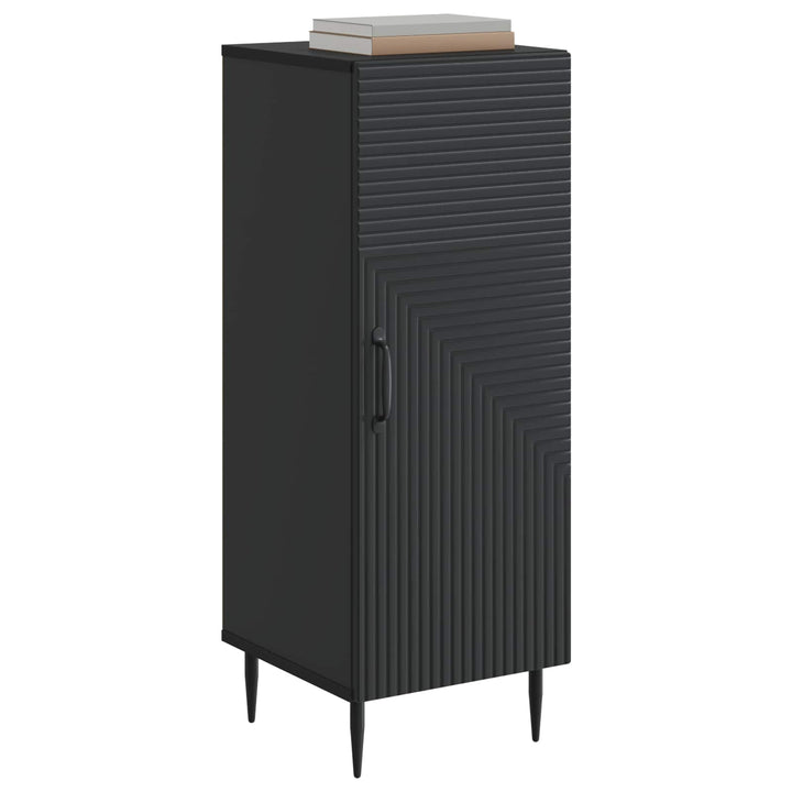 Sideboard Sort 33 x 34,5 x 89,5 cm Konstrueret træ