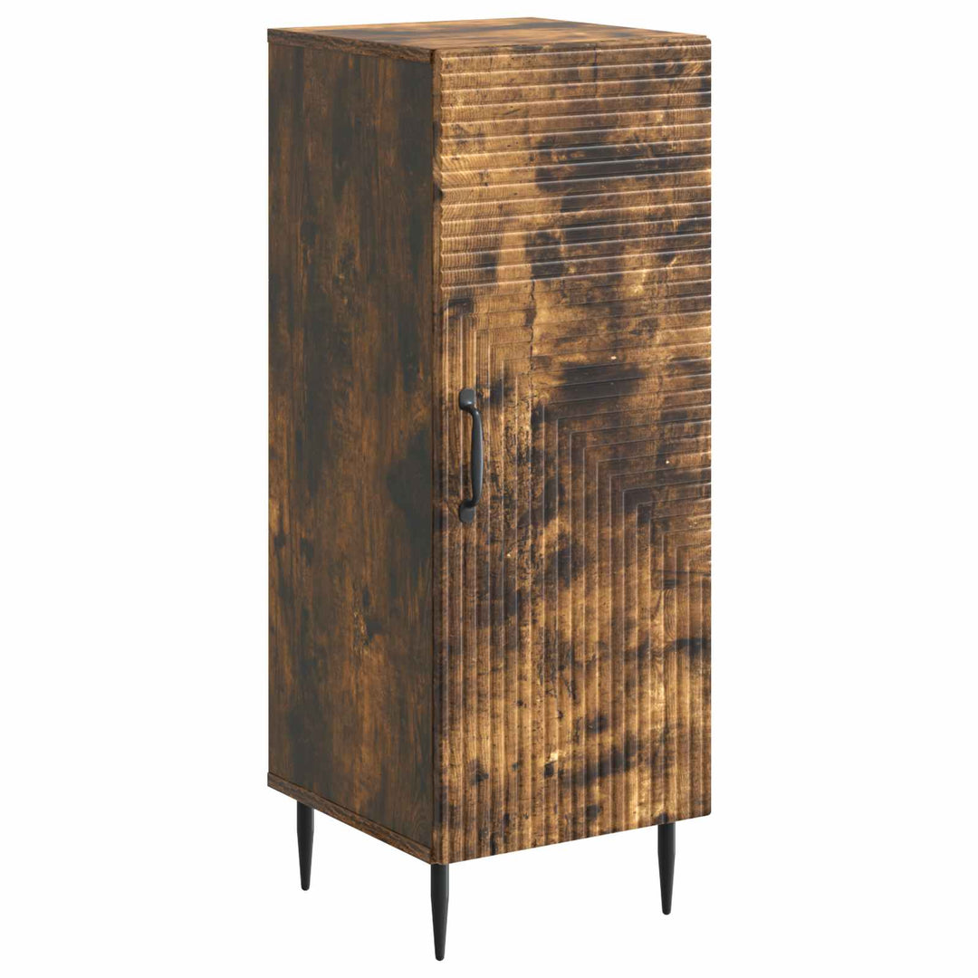 Sideboard Røget eg 33 x 34,5 x 89,5 cm Konstrueret træ