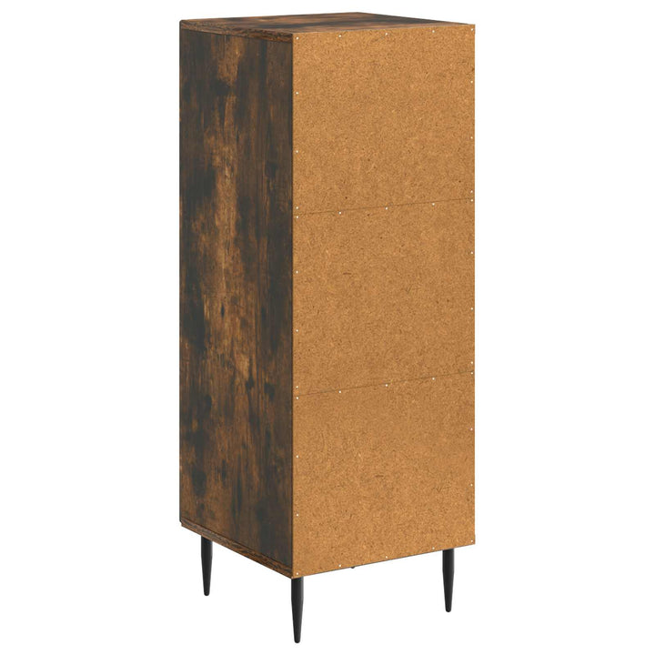 Sideboard Røget eg 33 x 34,5 x 89,5 cm Konstrueret træ