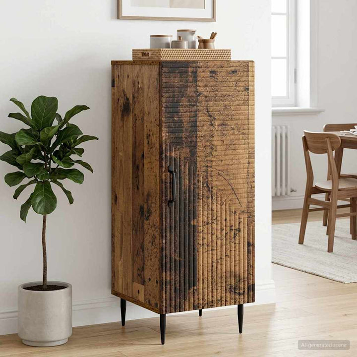 Sideboard Gammelt træ 33 x 34,5 x 89,5 cm Konstrueret træ