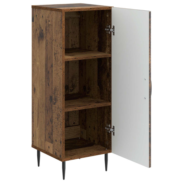 Sideboard Gammelt træ 33 x 34,5 x 89,5 cm Konstrueret træ