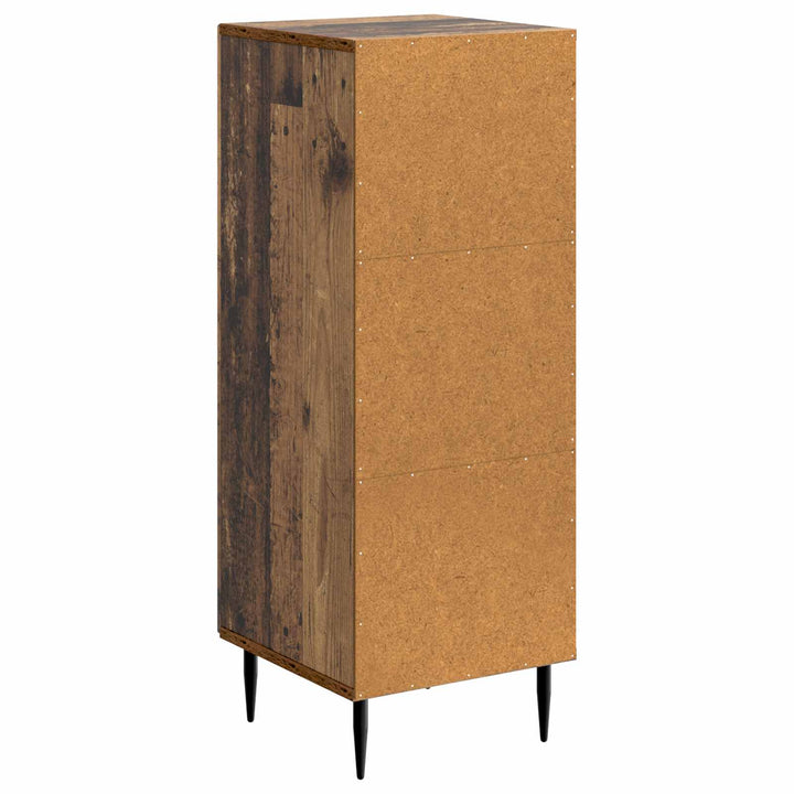 Sideboard Gammelt træ 33 x 34,5 x 89,5 cm Konstrueret træ