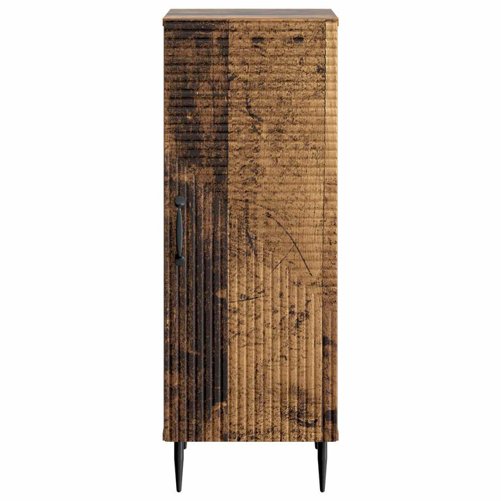 Sideboard Gammelt træ 33 x 34,5 x 89,5 cm Konstrueret træ