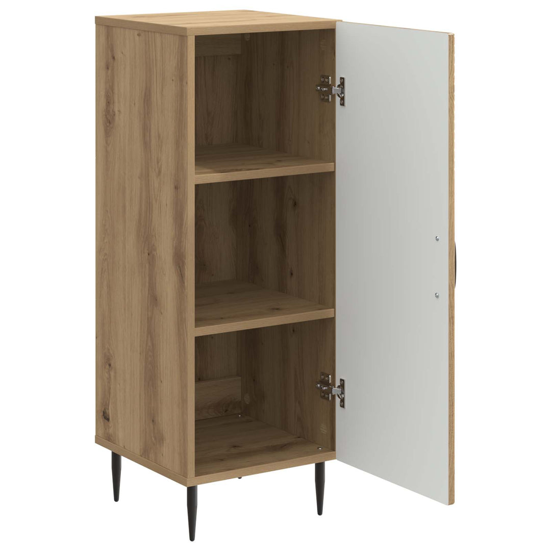 Sideboard Artisan-eg 33 x 34,5 x 89,5 cm Konstrueret træ