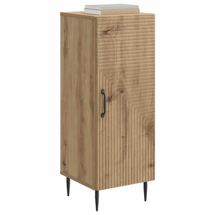Sideboard Artisan-eg 33 x 34,5 x 89,5 cm Konstrueret træ