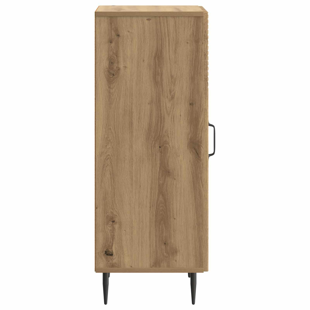Sideboard Artisan-eg 33 x 34,5 x 89,5 cm Konstrueret træ