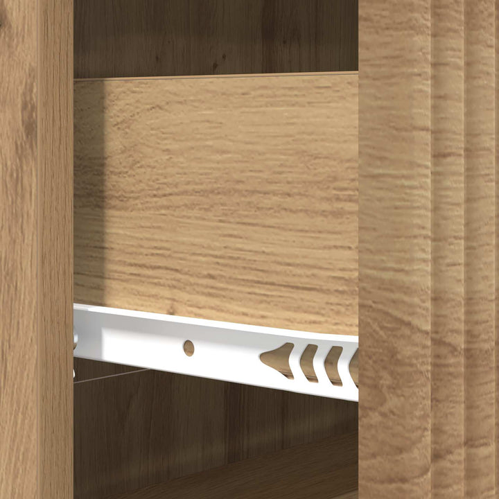 Skuffeskab 66 x 34,5 x 89,5 cm Konstrueret træ Artisan-eg