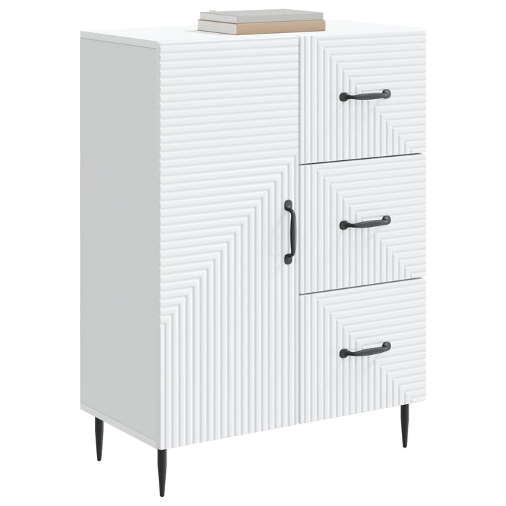 Sideboard Hvid 66 x 34,5 x 89,5 cm Konstrueret træ