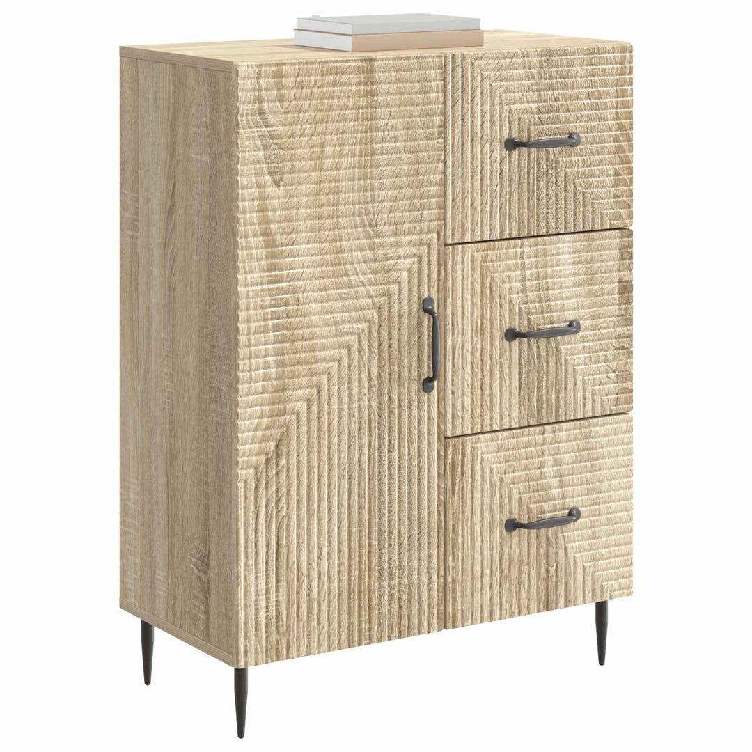 Sideboard Sonoma-eg 66 x 34,5 x 89,5 cm Konstrueret træ