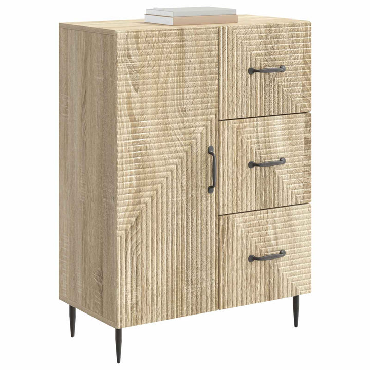 Sideboard Sonoma-eg 66 x 34,5 x 89,5 cm Konstrueret træ