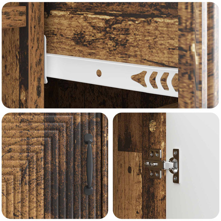 Sideboard Gammelt træ 66 x 34,5 x 89,5 cm Konstrueret træ