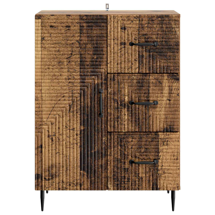 Sideboard Gammelt træ 66 x 34,5 x 89,5 cm Konstrueret træ