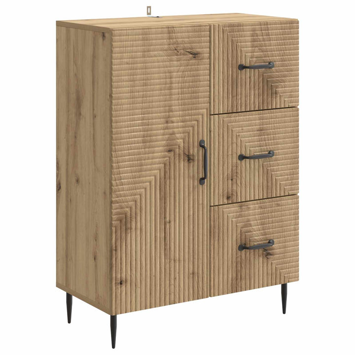 Sideboard Artisan-eg 66 x 34,5 x 89,5 cm Konstrueret træ