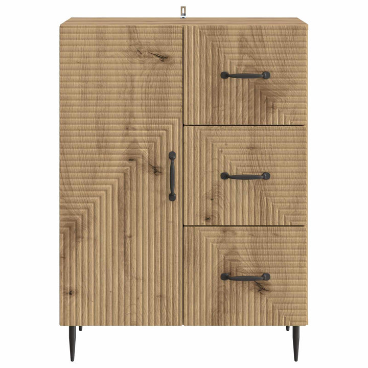 Sideboard Artisan-eg 66 x 34,5 x 89,5 cm Konstrueret træ