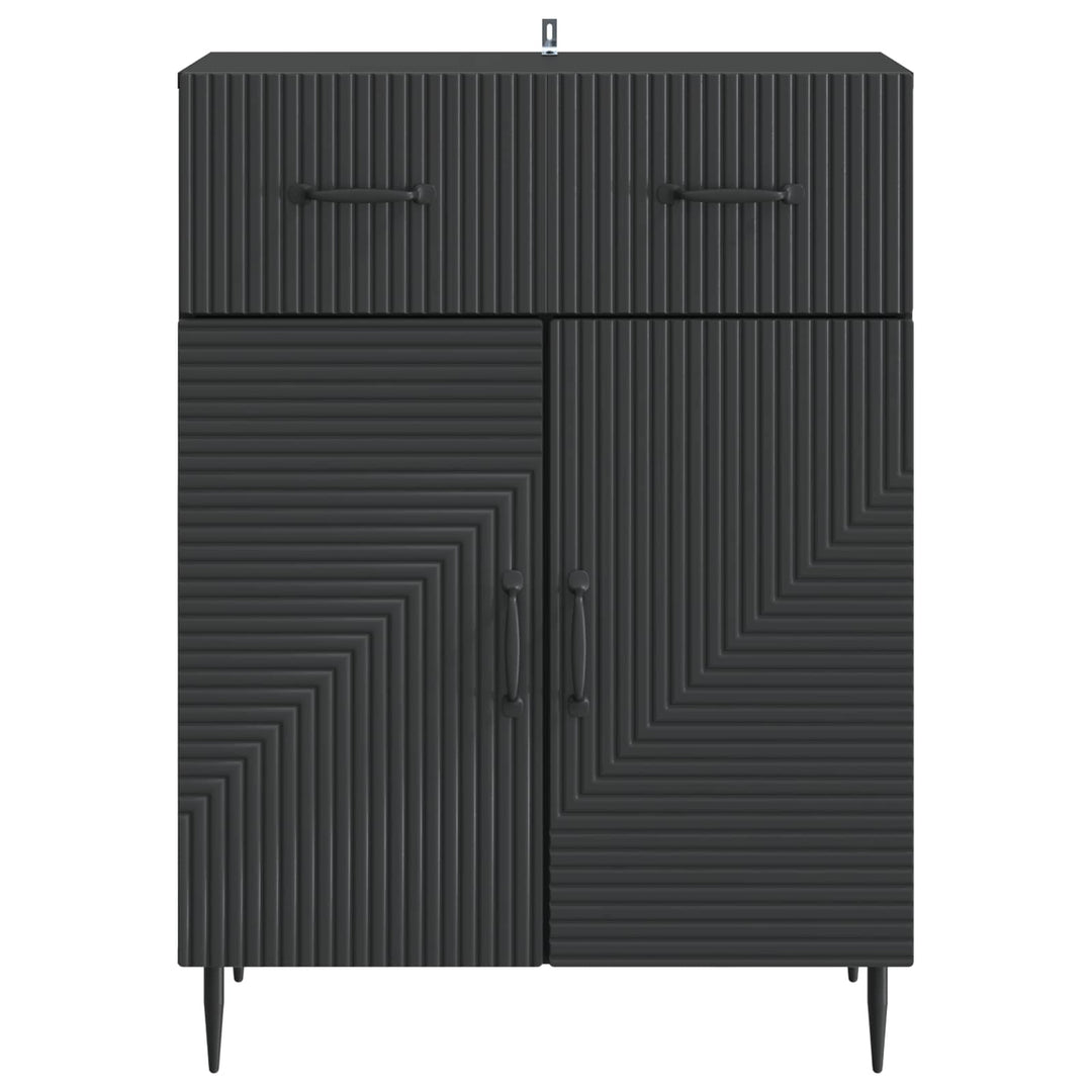 Sideboard Sort 66 x 34,5 x 89,5 cm Konstrueret træ