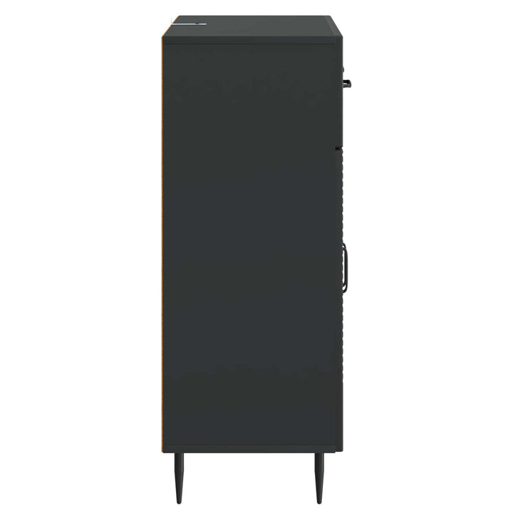 Sideboard Sort 66 x 34,5 x 89,5 cm Konstrueret træ