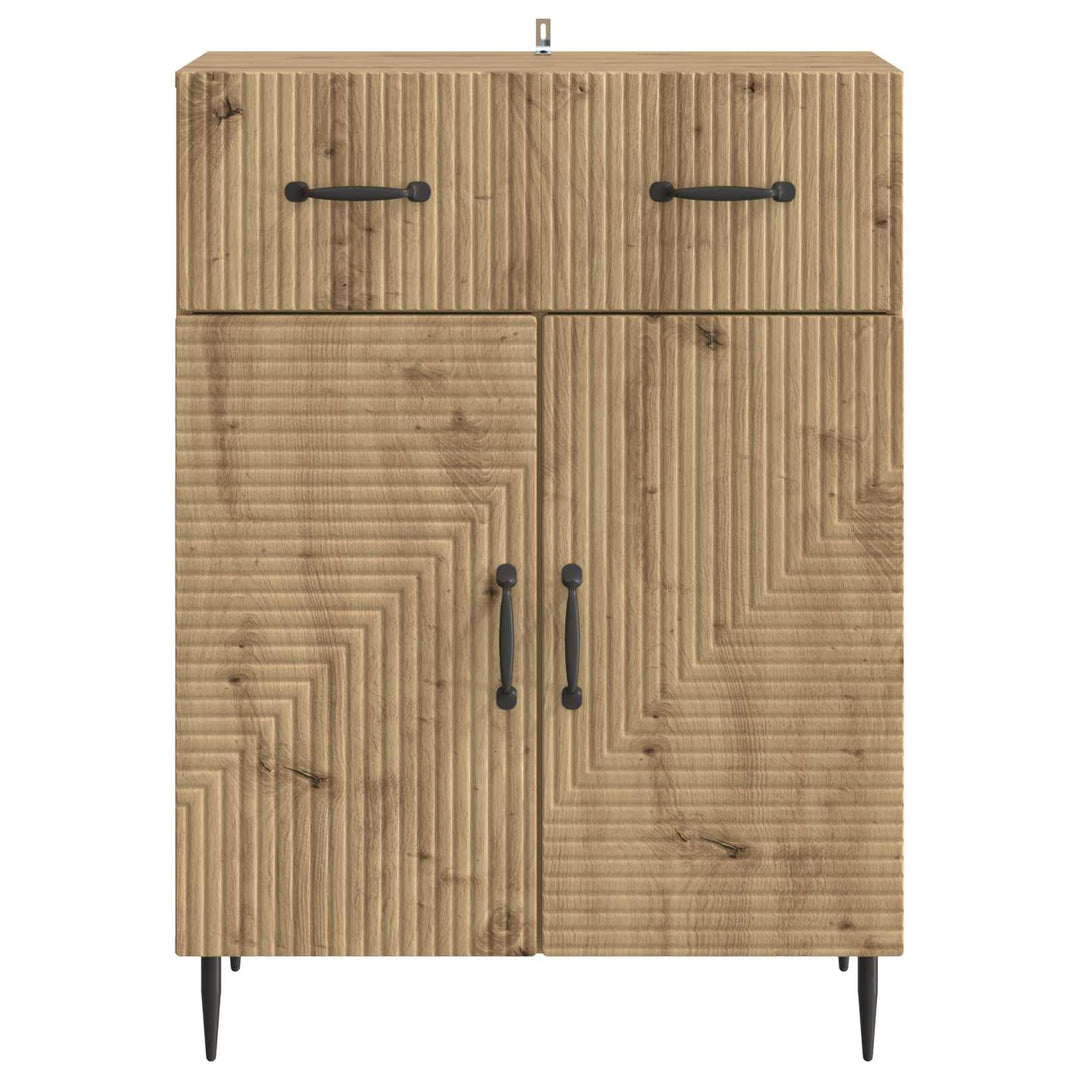 Sideboard Artisan-eg 66 x 34,5 x 89,5 cm Konstrueret træ