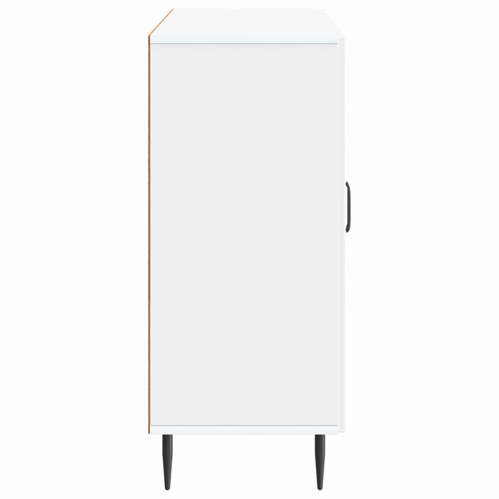 Sideboard Hvid 89 x 34,5 x 80 cm Konstrueret træ