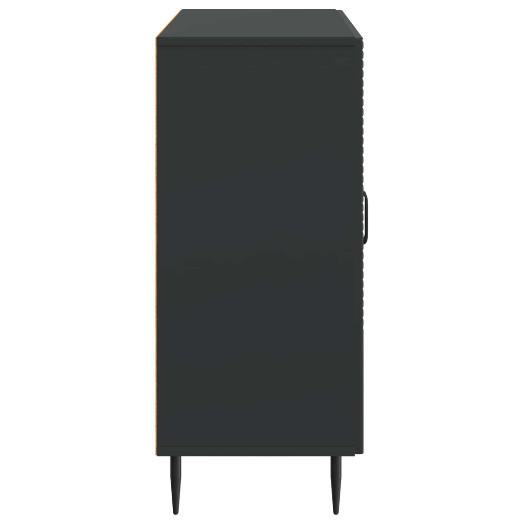 Sideboard Sort 89 x 34,5 x 80 cm Konstrueret træ