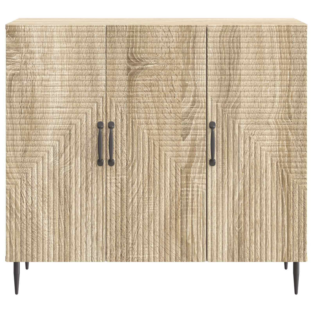 Sideboard Sonoma-eg 89 x 34,5 x 80 cm Konstrueret træ
