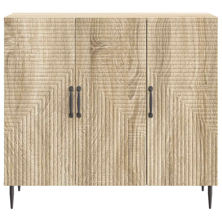 Sideboard Sonoma-eg 89 x 34,5 x 80 cm Konstrueret træ