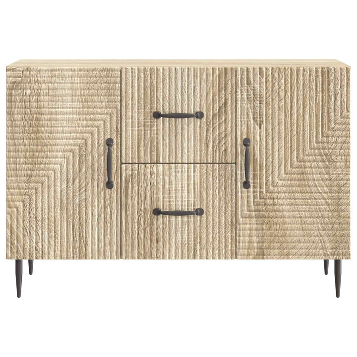 Sideboard Sonoma-eg 89 x 34,5 x 60 cm Konstrueret træ