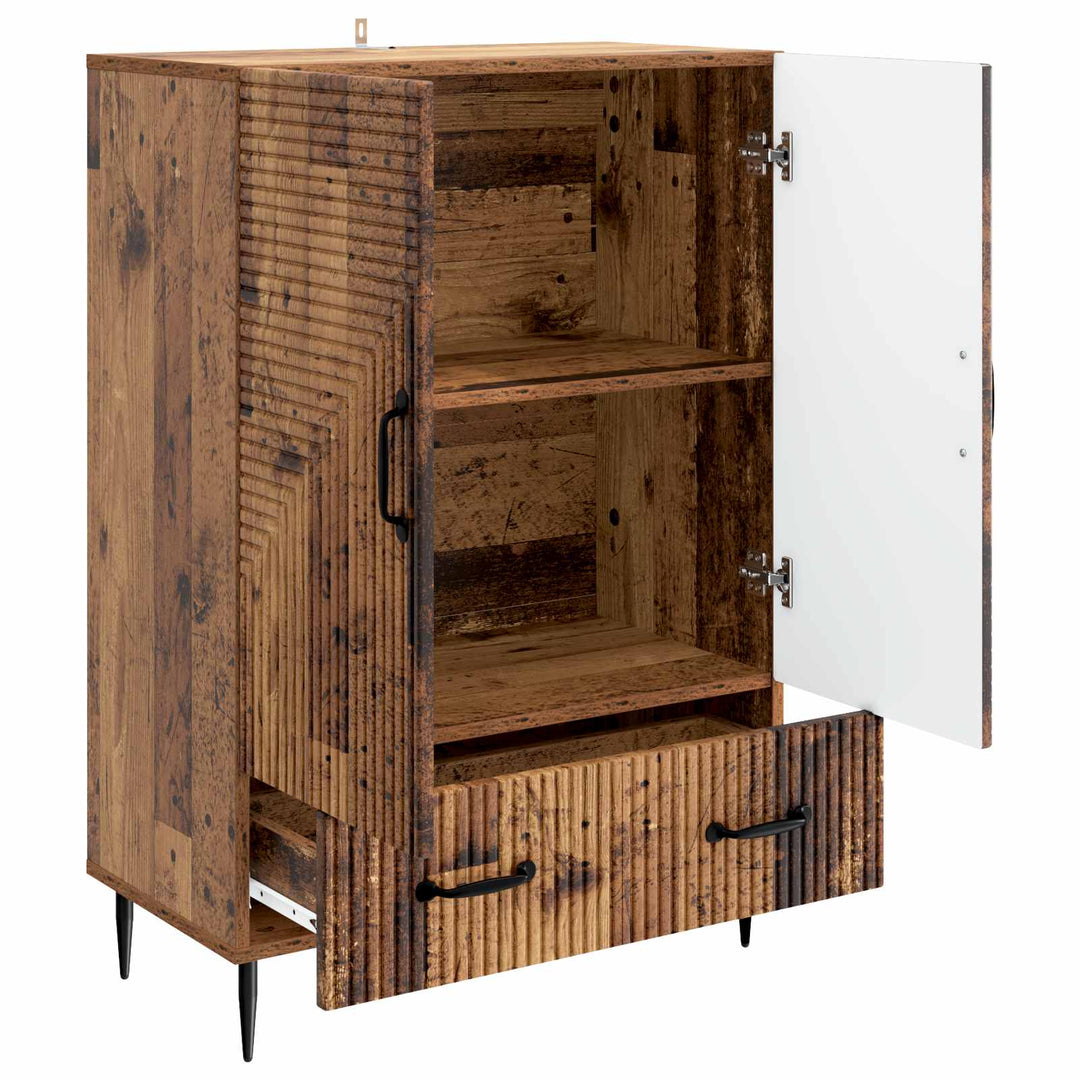 Sideboard Gammelt træ 66 x 34,5 x 95 cm Konstrueret træ