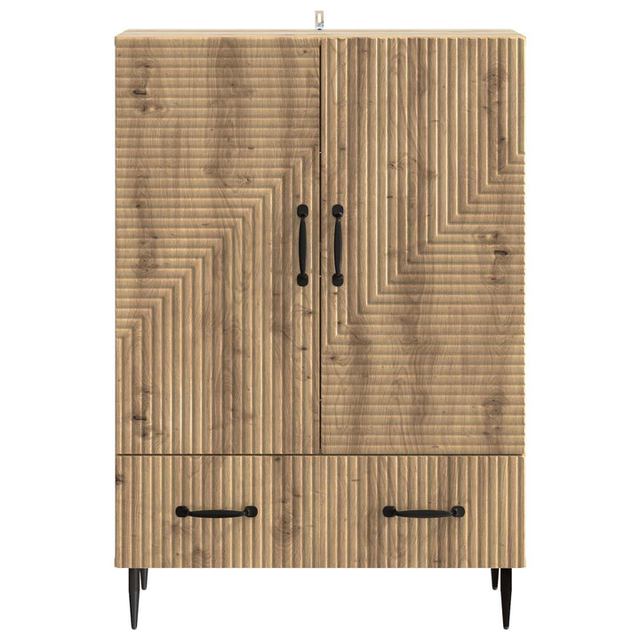 Sideboard Artisan-eg 66 x 34,5 x 95 cm Konstrueret træ