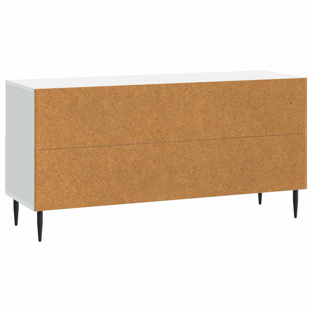 TV-skab med skuffe Hvid 102 x 34,5 x 50 cm Konstrueret træ