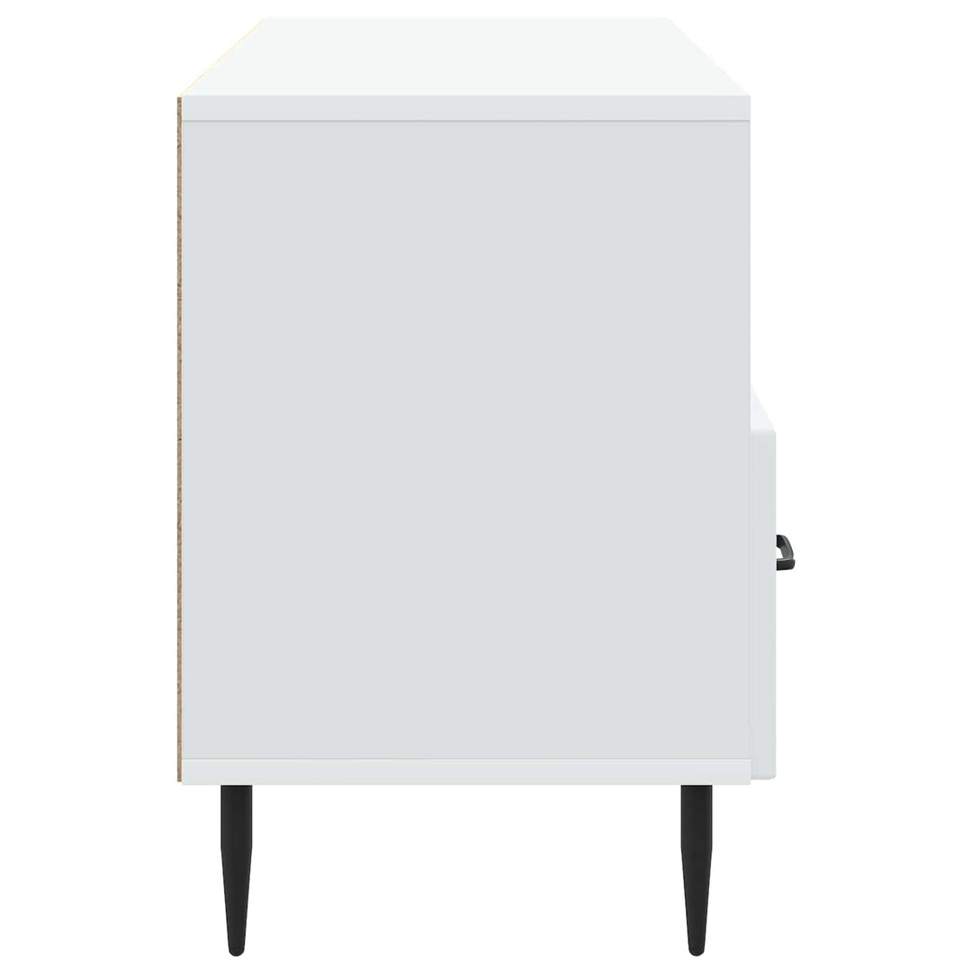 TV-skab med skuffe Hvid 102 x 34,5 x 50 cm Konstrueret træ