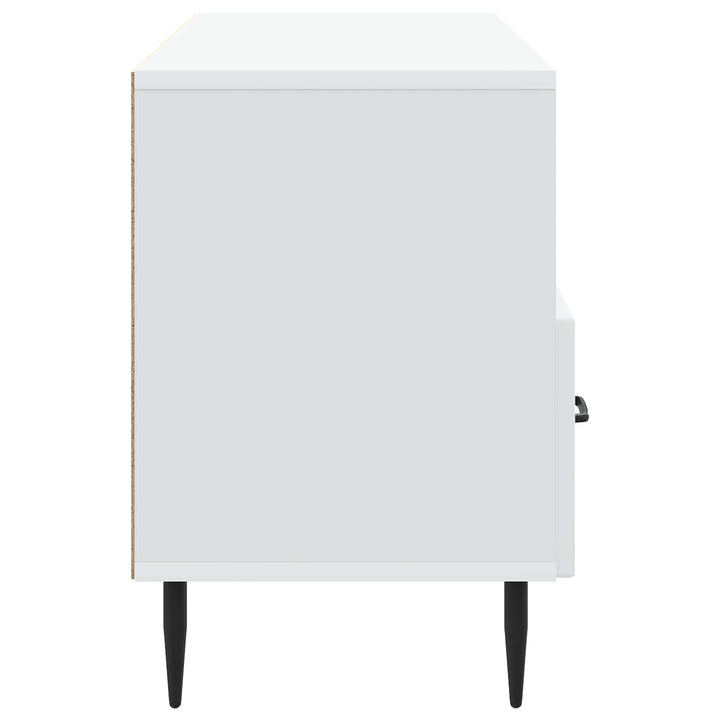 TV-skab med skuffe Hvid 102 x 34,5 x 50 cm Konstrueret træ