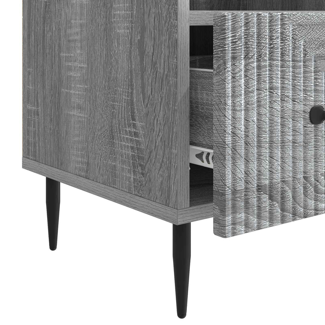 TV-skab Grå sonoma-eg 102 x 34,5 x 50 cm Konstrueret træ