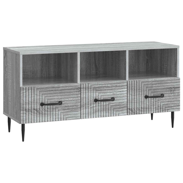 TV-skab Grå sonoma-eg 102 x 34,5 x 50 cm Konstrueret træ