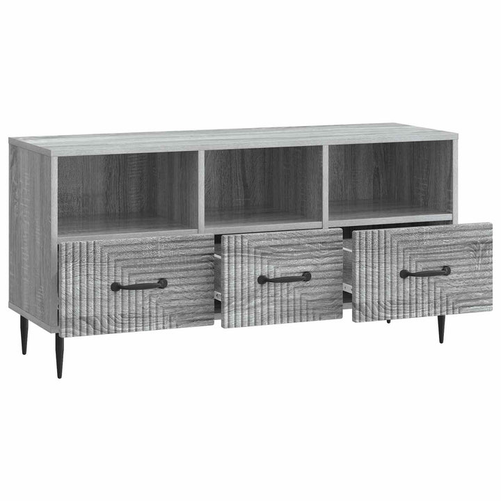 TV-skab Grå sonoma-eg 102 x 34,5 x 50 cm Konstrueret træ