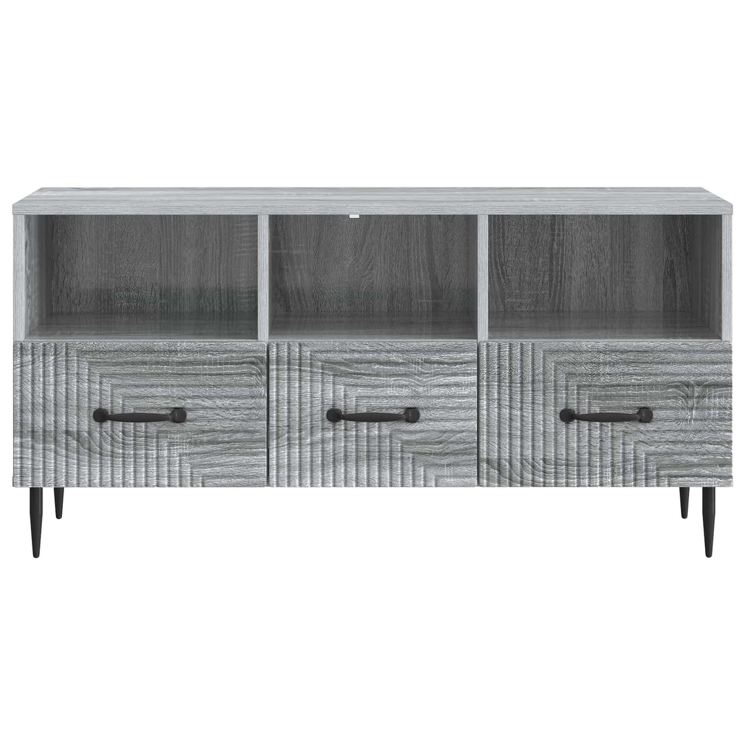 TV-skab Grå sonoma-eg 102 x 34,5 x 50 cm Konstrueret træ