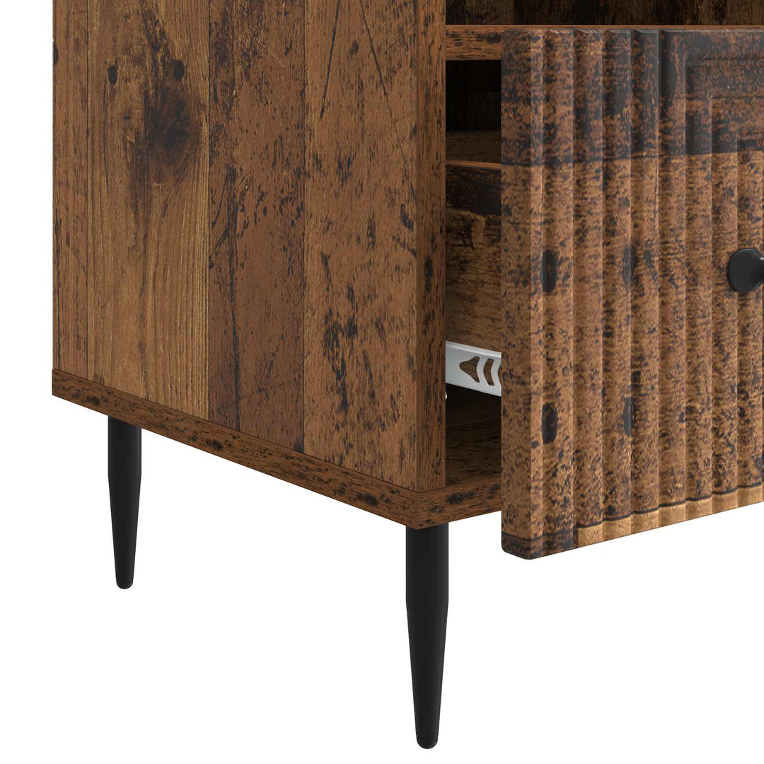 TV-skab Gammelt træ 102 x 34,5 x 50 cm Konstrueret træ