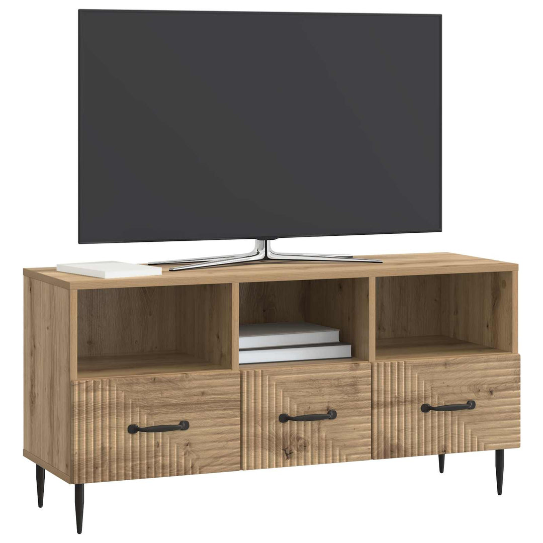 TV-skab 102 x 34,5 x 50 cm Artisan-eg Konstrueret træ