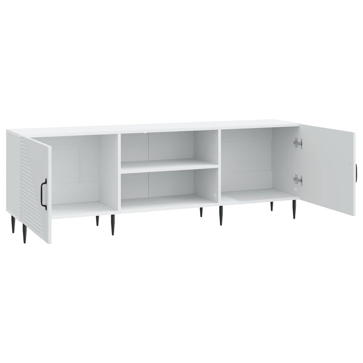 TV-skab Hvid 150 x 31 x 50 cm Konstrueret træ