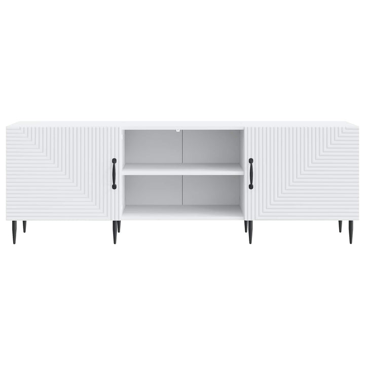 TV-skab Hvid 150 x 31 x 50 cm Konstrueret træ
