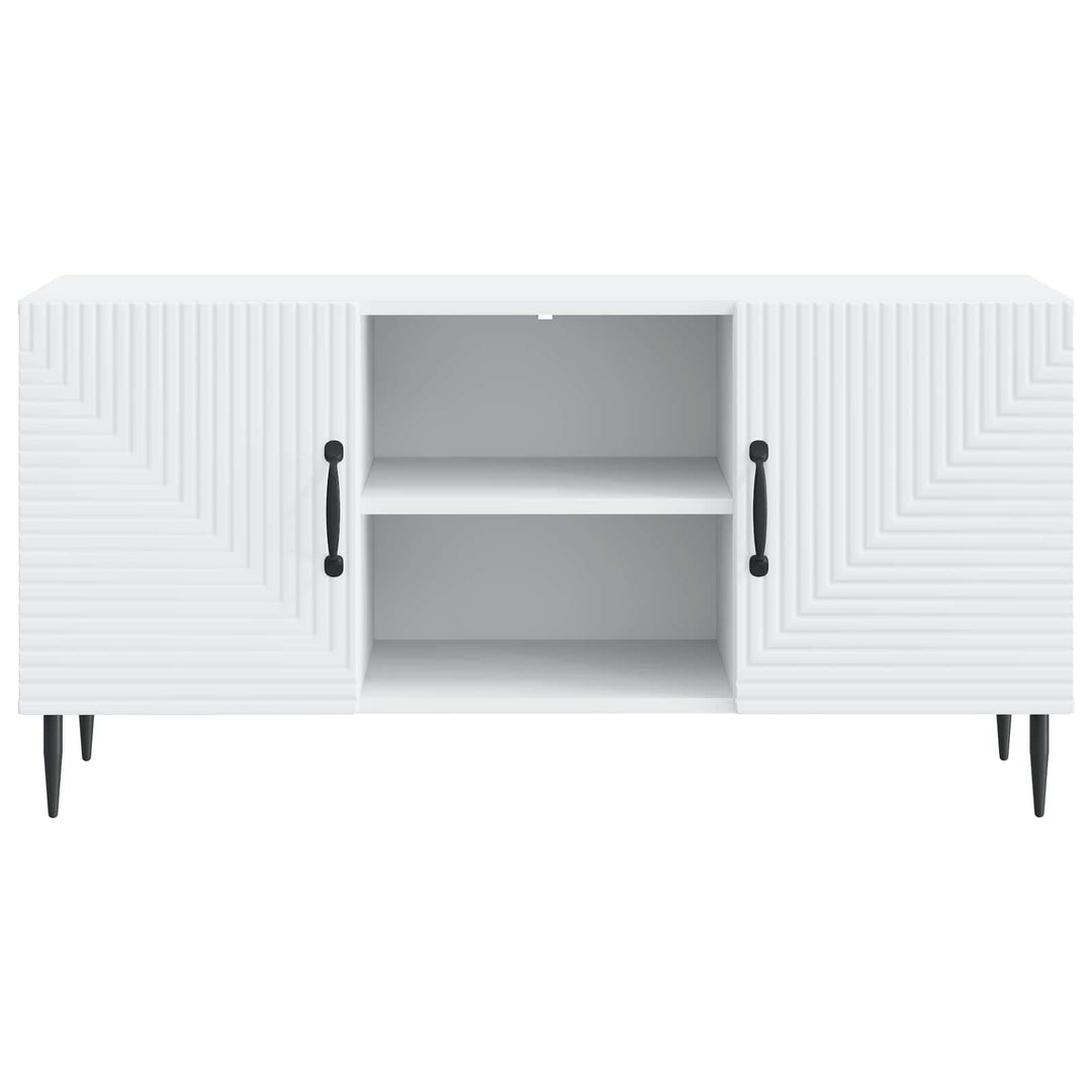 TV-skab Hvid 102 x 34,5 x 50 cm Konstrueret træ