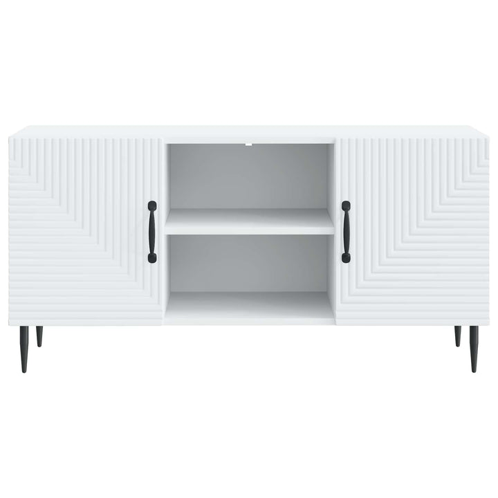 TV-skab Hvid 102 x 34,5 x 50 cm Konstrueret træ