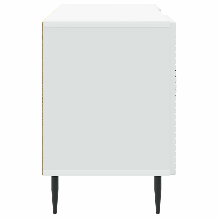 TV-skab Hvid 102 x 34,5 x 50 cm Konstrueret træ